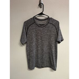 Lululemon Mens Medium Metal Vent Tech Short Sleeve Shirt Gray